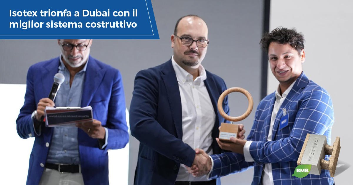 premio miglior sistema costruttivo edilsocial expo dubai