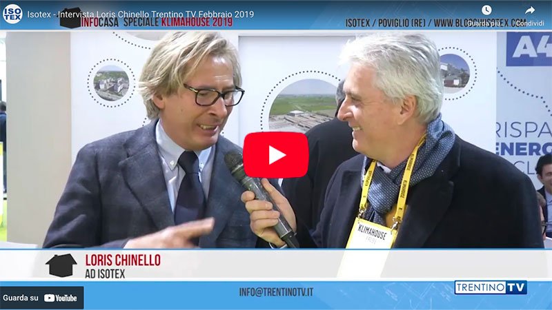 video Intervista Loris Chinello – Trentino TV in fiera Klimahouse 2019