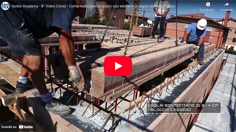 video realizzare un solaio con elementi in legno cemento