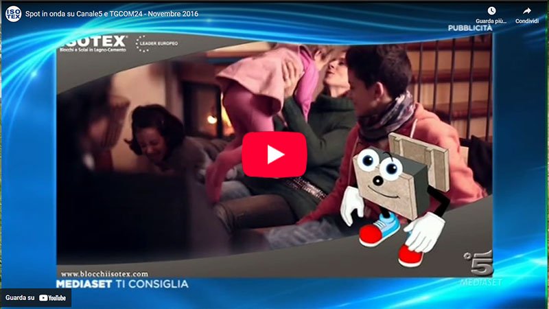 video spot isotex canale 5 e tg24