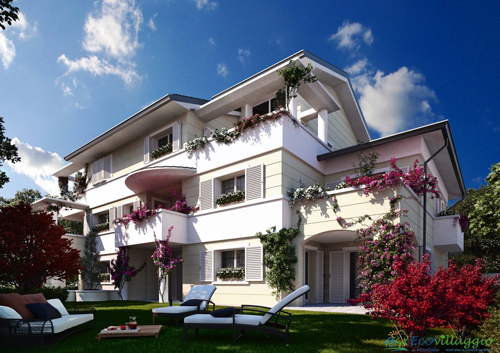 Isotex edificio con sistema costruttivo legno cemento